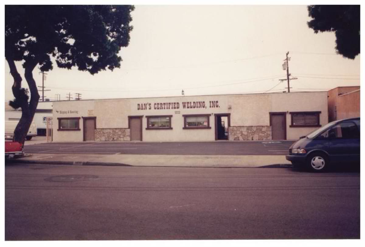 The original Dan's Certified Welding building in Downey